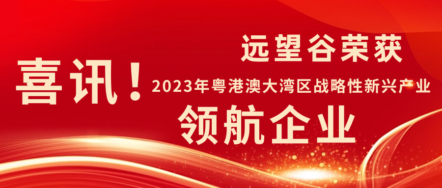新年迎喜讯 | 威廉希尔荣获2023年粤港澳大湾区战略性新兴产业“领航企业”！